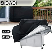 BBQ Grill Covers ,DIDADI 57" Barbecue Grill Covers Waterproof Rust Protection,Lightweight Portable Electric Smoker BBQ Cover,Dustproof Universal for Outdoor Weber and More Grills