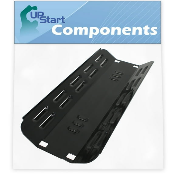 BBQ Grill Heat Shield Plate Tent Replacement for Master Forge Mfa350cnp, Master Forge Mfa350bnp, Dyna Glo Dgp350np, Part Number 93501 - Porcelain Steel Flame Tamer Burner Cover 14 7/8"