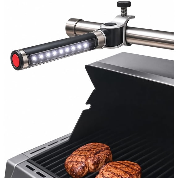 BBQ Grill Light Designed for Blackstone Griddle & Weber - Smoker Grilling Accessories, Perfect Gifts Men, LED bar Dad Birthday Gift Mens Ideas Work