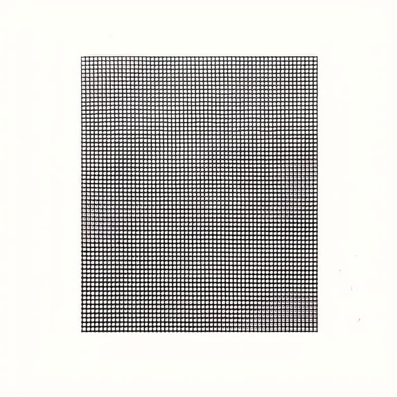 BBQ Grill Mat 12 by 16-inch Non-Stick Mesh Sheet for Outdoor Grilling and Baking with Cuttable Material designed for Easy Cleaning Food Surfaces A050 Black