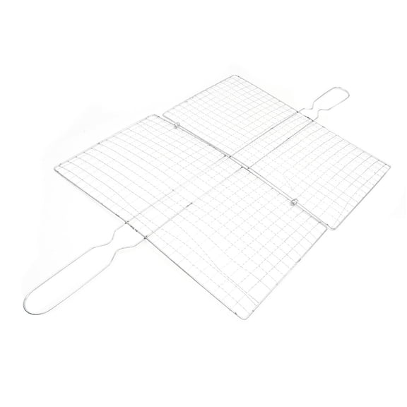 BBQ Grill Mesh Net Grid Basket Outdoor Cooking Roast Tool Grilling Meat Fish