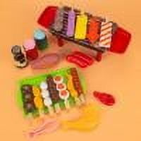 BBQ Grill Pretend Play Set, 23-Piece Cooking Toy with Grill/Food/Accessories, Role-Play Kitchen Game for Kids, Educational Gift for Boys/Girls, Indoor/Outdoor Fun