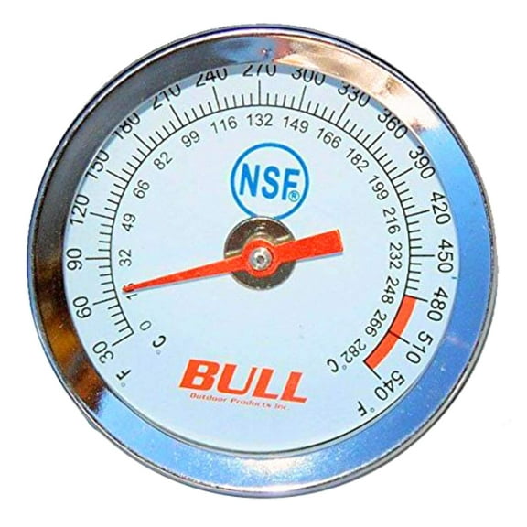 BBQ Grill Temperature Gauge Fits Most Bull Models 16509