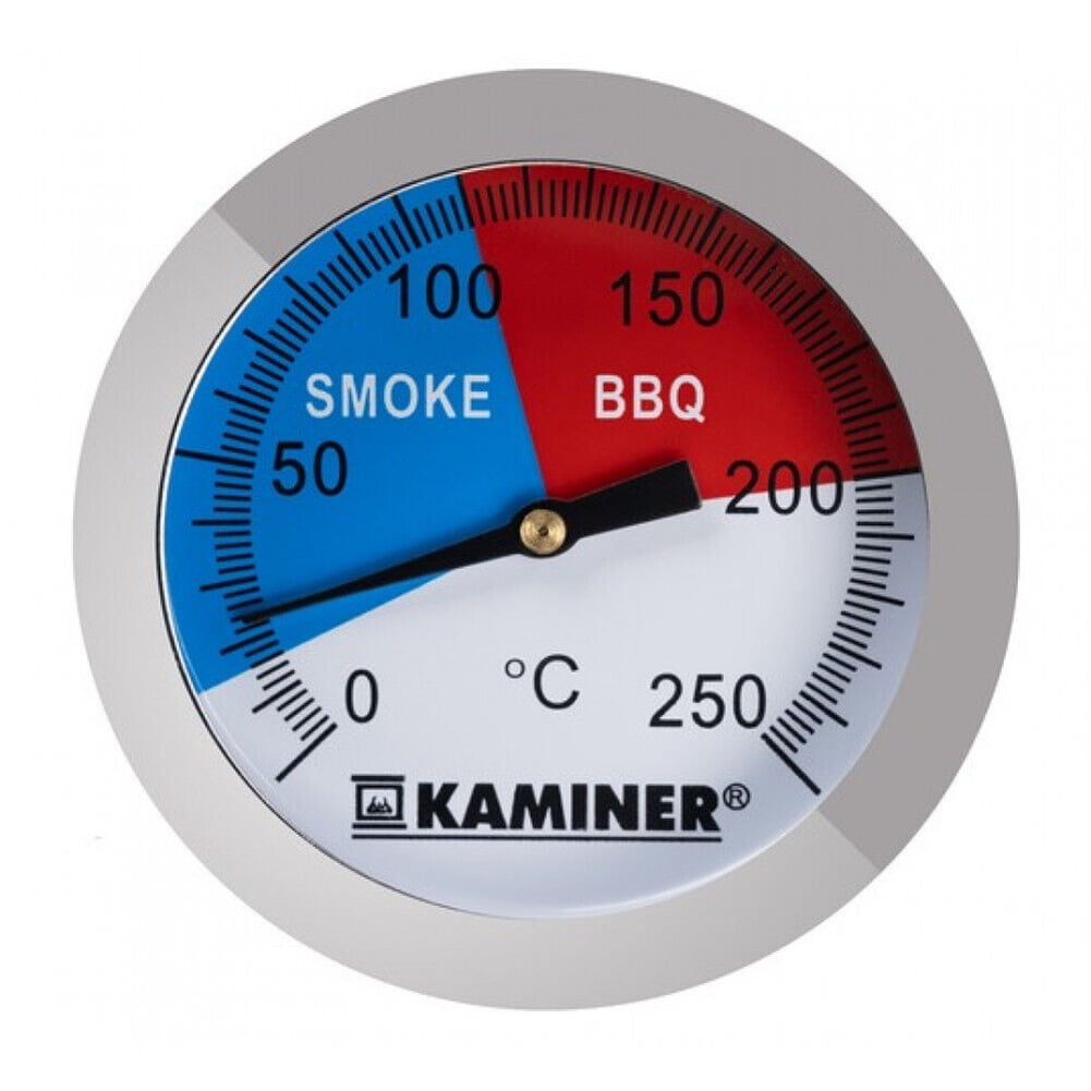 BBQ Grill Thermometer Edelstahl Analog Smoker Gasgrill Räucherofen