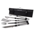 thumbnail image 1 of BBQ Grill Tools 5 Piece Stainless Steel Set, Barbecue Grilling Utensils Kit in Heavy Duty Nylon Travel and Storage Roll Bag by Classic Cuisine, 1 of 4