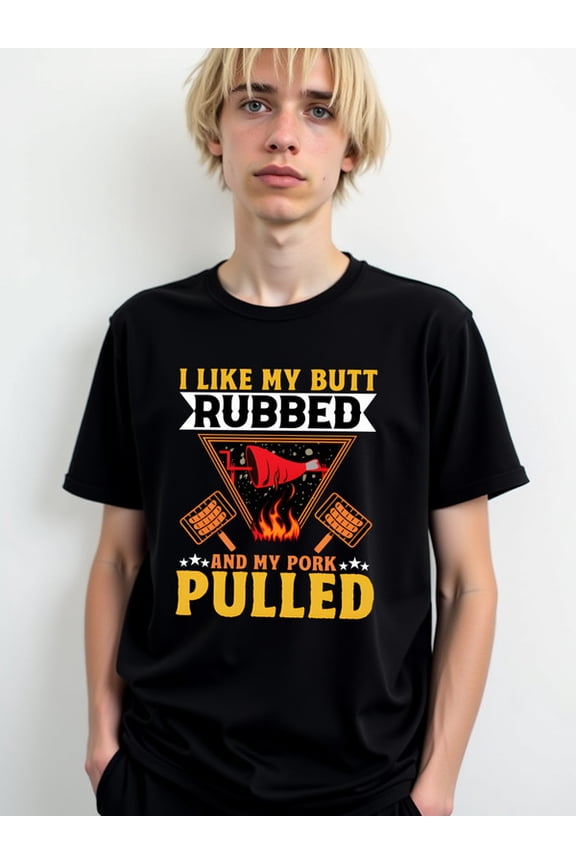 BBQ Grilling Humor T-Shirt Mens t shirts black summer limited edition Spring and summer outdoor wear Fashion Unisex Shirt Crewneck tshirts