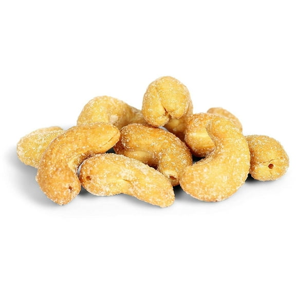 BBQ Honey Roasted Cashews by It's Delish, 12 Oz Bulk Gourmet Cashew Nuts in Honey Sugar Coating and Barbecue Seasoning, Sweet & Savory Nut Snack - Vegan, Kosher Parve
