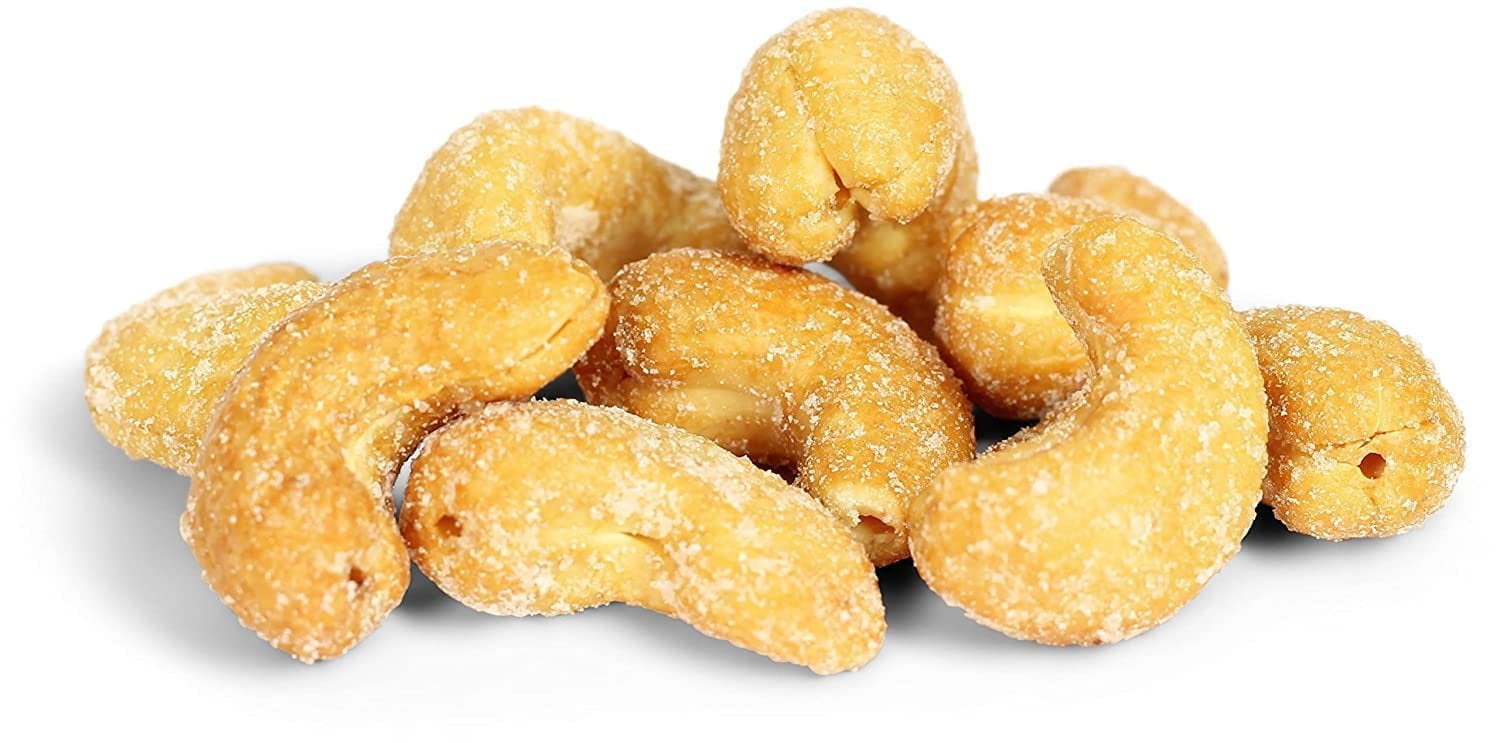 BBQ Honey Roasted Cashews by It's Delish, 5 lbs Bulk  Gourmet Cashew Nuts in Honey Sugar Coating and Barbecue Seasoning, Sweet & Savory Nut Snack - Vegan, Kosher Parve