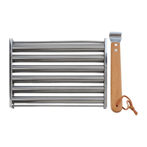 BBQ Hot Dog Roller with Removable Stainless Steel Sausage Rack Even Cooking