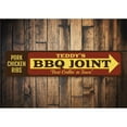 thumbnail image 1 of BBQ Joint Novelty Decor, Metal Wall Sign - 4x18 Inches, 1 of 4