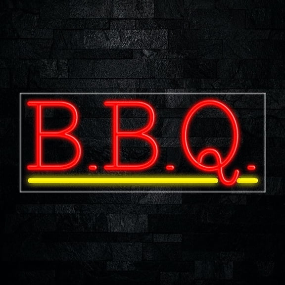 BBQ-LED Neon Sign 30"L x 12"H #30019