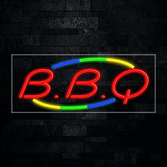 BBQ-LED Neon Sign 30"L x 12"H #30740