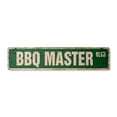 thumbnail image 1 of BBQ MASTER Vintage Plastic Street Sign Childrens Name Room Sign | Indoor/Outdoor |  30" Wide, 1 of 4