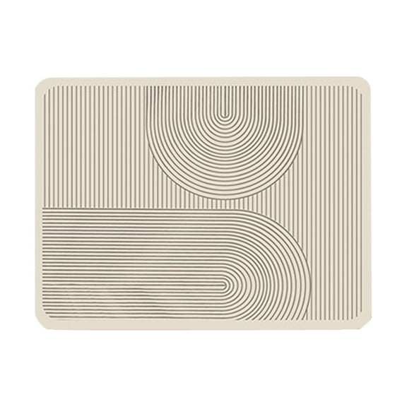 BBQ Mat Fire Safe Protector for Kitchen and Tables | Minimalist Diatomaceous Mud Insulation Mat Dirt- Washable Table Mat