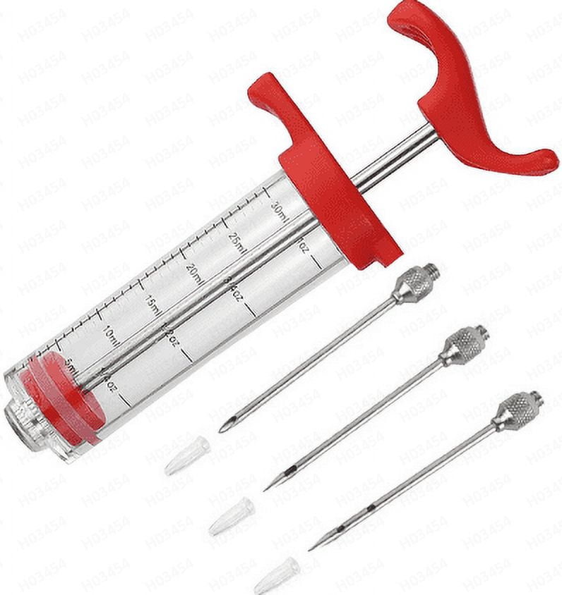 BBQ Meat Injector, Hot selling Direct Sales TGE-V 1-oz Plastic BBQ ...
