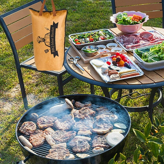 BBQ Meat Resting Blanket Insulated Reusable Zipper Bag Large Capacity Foldable Food Storage For Grilling Cooking
