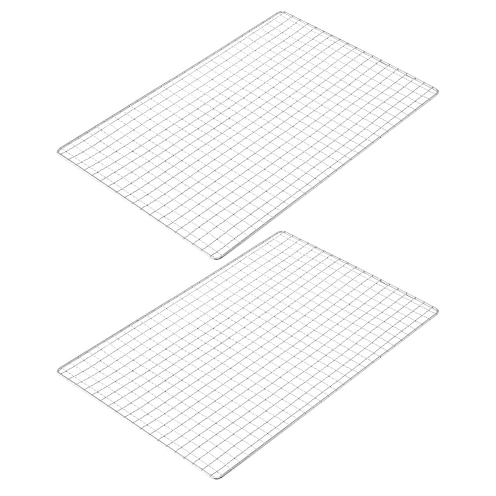 BBQ Net Barbecue Grill Stainless Steel Grilling Steaks Outdoor Griddle