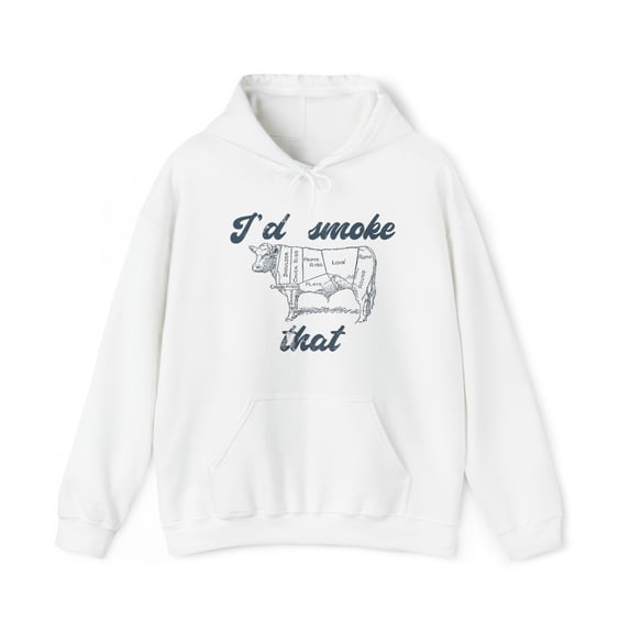 BBQ Outdoor Cooking Farmer Cow Beef Hoodie, Gifts, Hooded Sweatshirt