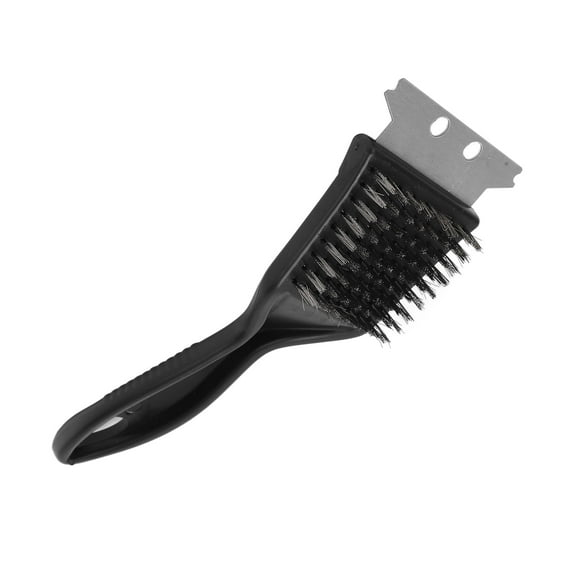BBQ Oven Grill Kitchen Metal Wire Cleaning Brush Scraper Remover Cleaner,2-in-1 Barbecue Cleaning Tools,Stainless Steel Wire Grill Brush Cooking Brass Scraper Griddle