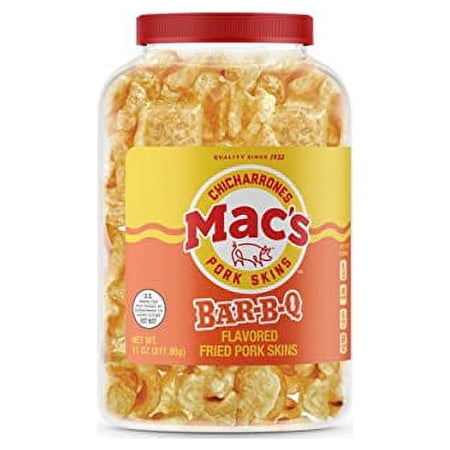 BBQ PORK SKINS 11OZ ( 2 pack )