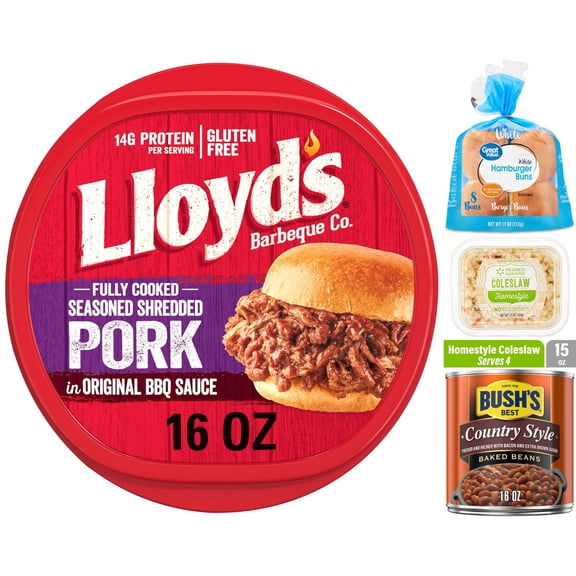 BBQ Pulled Pork Sandwich Meal Bundle
