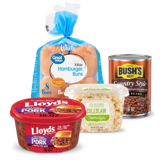 BBQ Pulled Pork Sandwich Meal Bundle