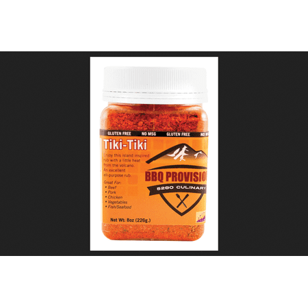 BBQ RUB TIKI TIKI 8OZ (Pack of 1)