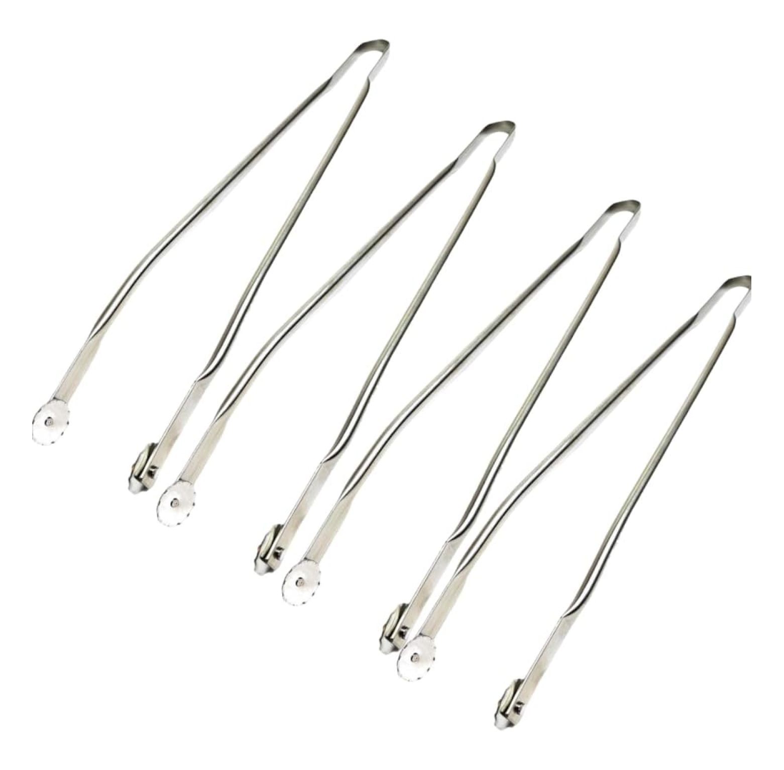 BBQ Sausage Turning Tongs, 2024 Upgraded Stainless Steel BBQ Tongs, BBQ