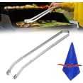 BBQ Sausage Turning Tongs, BBQ Tongs for Grilling for Flipping, BBQ
