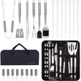 thumbnail image 1 of BBQ Set Grilling Tool Kit, 21-Pieces Stainless Steel Barbecue Utensil Accessories, Premium Complete Indoor, Outdoor Grill Tool Set for Friends Family, 1 of 7