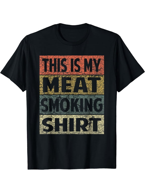 BBQ Smoker Gift Shirt Funny Vintage Grilling Meat Smoking T-Shirt