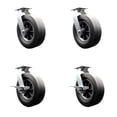 thumbnail image 1 of BBQ Smoker Grill Flat Free All Terrain 10 Inch Caster Wheel Set– Service Caster, 1 of 2