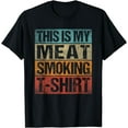 BBQ Smoker Vintage Retro This Is My Meat Smoking BBQ TShirt