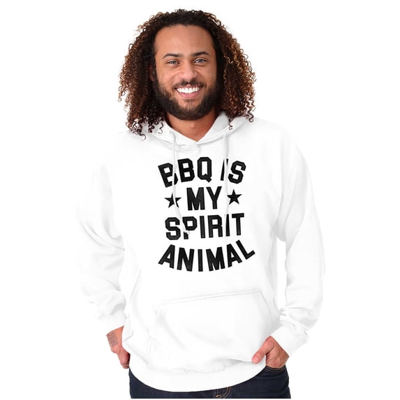 BBQ Spirit Animal Foodie Saying Hoodie Sweatshirt Women Men Brisco Brands L