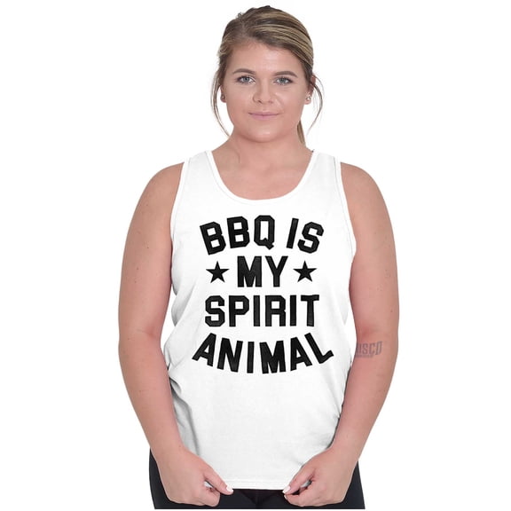 BBQ Spirit Animal Foodie Saying Tank Top T Shirts Men Women Brisco Brands S