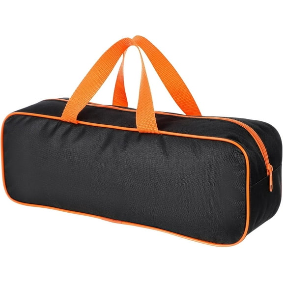 BBQ Tool Storage Bag: Grill Accessory Storage Bag Oxford Barbecue Tool Pouch Small Grill Tools Bag for Camping Hiking BBQ,14.74" L4.72W5.11H