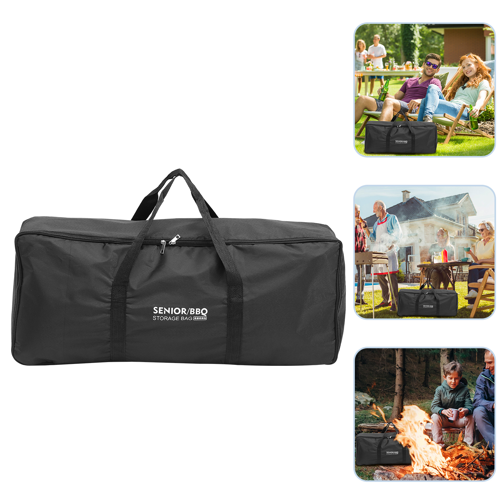 BBQ Tool Storage Bag Outdoor Grill Bag Portable BBQ Oven Pouch Camping