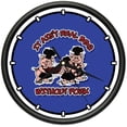 thumbnail image 1 of BBQ Wall Clock barbecue grill restaurant pork smoker, 1 of 1