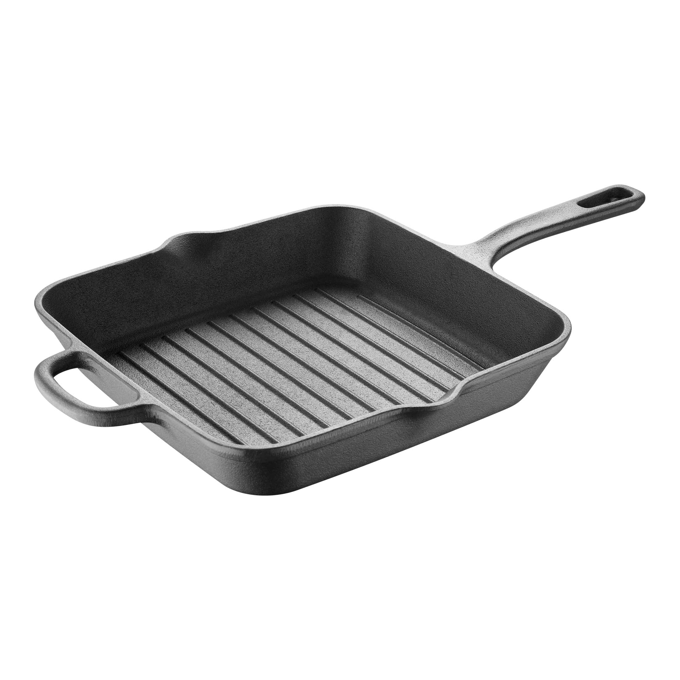 Small Square Enamelled Grill Pan Tray Rack & Handle for Bush Oven Cooker 