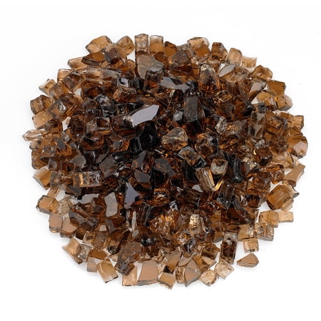 BBQGuys Signature 1/4-Inch Copper Fire Glass - 10 Pounds