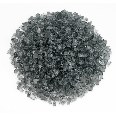 BBQGuys Signature 1/4-Inch Gray Fire Glass - 10 Pounds