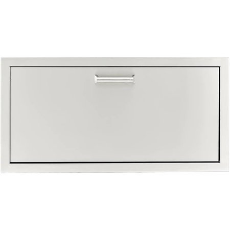 BBQGuys Signature 30 X 15-Inch Stainless Steel Single Access Drawer - Contempo