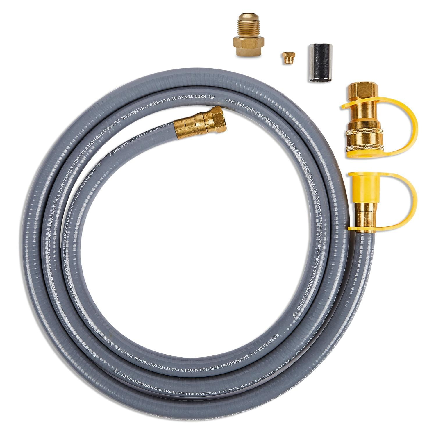 Magnus Square Natural Gas Conversion Kit with 8 ft Hose
