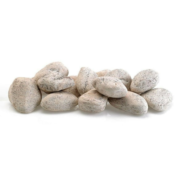 BBQGuys Signature Cottage White Stones - 15 Stone Set