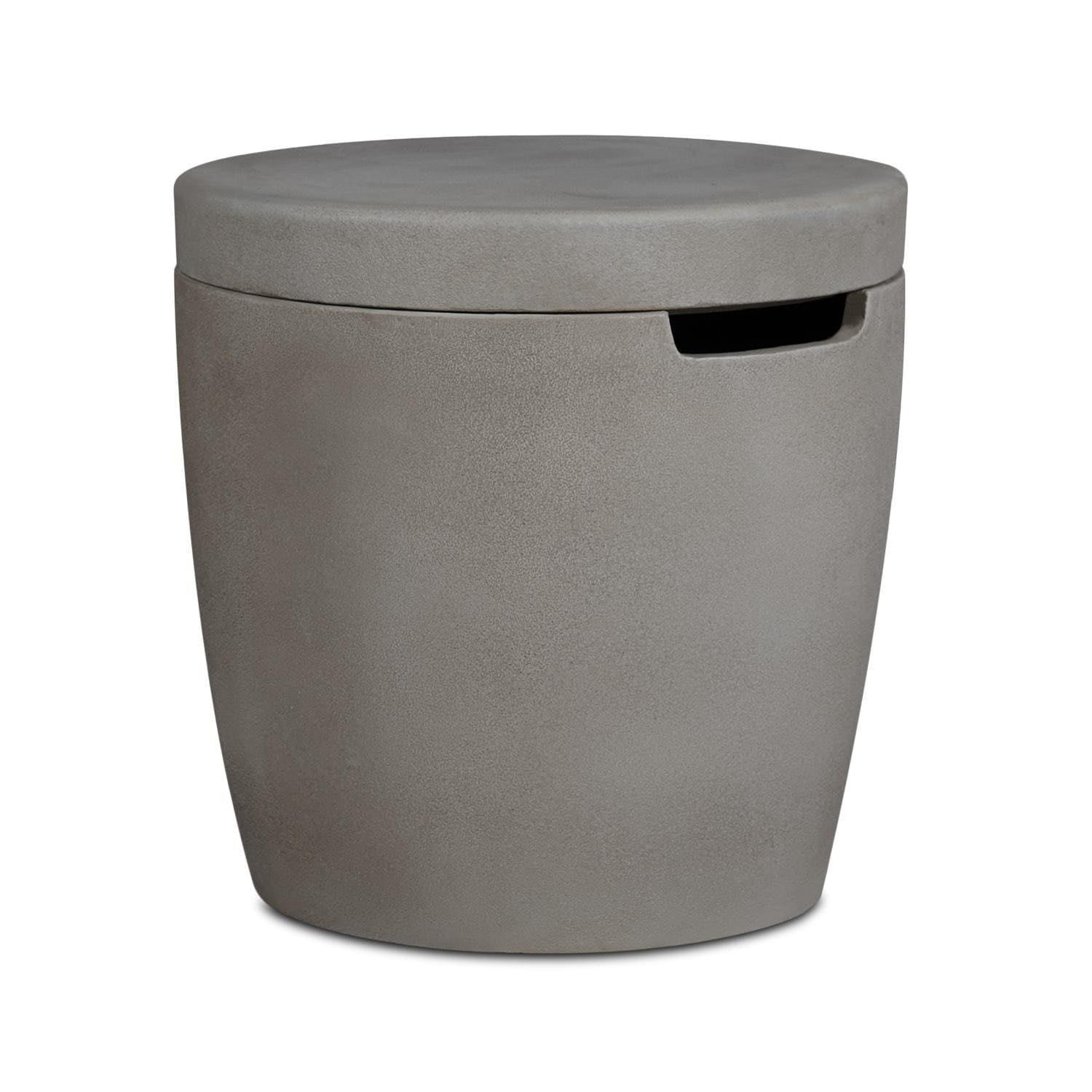 Shade Concrete Propane Tank Cover and Side Table