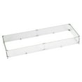 thumbnail image 1 of BBQGuys Signature Polished Glass Flame Guard For 48-Inch Rectangular Drop-In Fire Pit Pans - FG-AFPP-48, 1 of 4