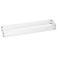 thumbnail image 1 of BBQGuys Signature Polished Glass Flame Guard For 72-Inch Linear Drop-In Fire Pit Pans - FG-LCB-72, 1 of 4