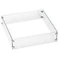 thumbnail image 1 of BBQGuys Signature Polished Glass Flame Guard for 30-Inch Square Drop-In Fire Pit Pans - FG-SQP-30, 1 of 2