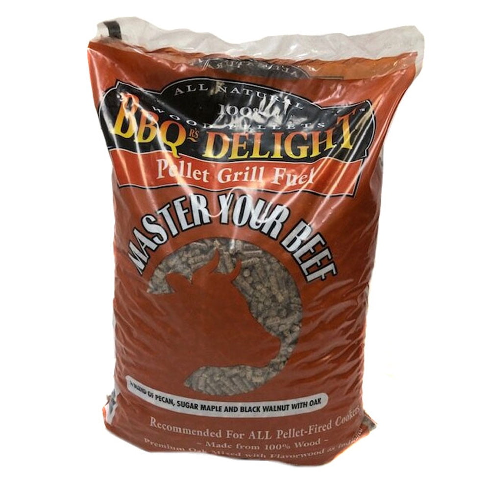 BBQR's Delight Master Your Beef Cooking Pellets 20lb Pecan Maple Black Walnut