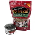 thumbnail image 1 of BBQr's Delight Cast Iron Smoker Pot Wood Pellet Smoke BBQ with 1lb Cherry Wood Pellets, 1 of 3